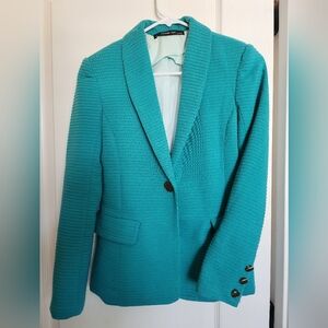Elegant Teal Women's Blazer